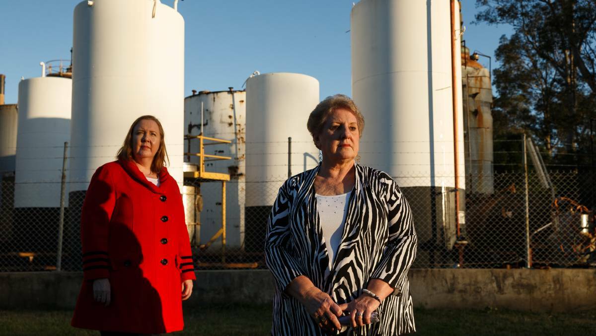 TIME IS NOW: Maitland MP Jenny Aitchison and resident Ramona Cocco have been campaigning to have the Truegain site clean-up for years. Pictures: Max Mason Hubers.