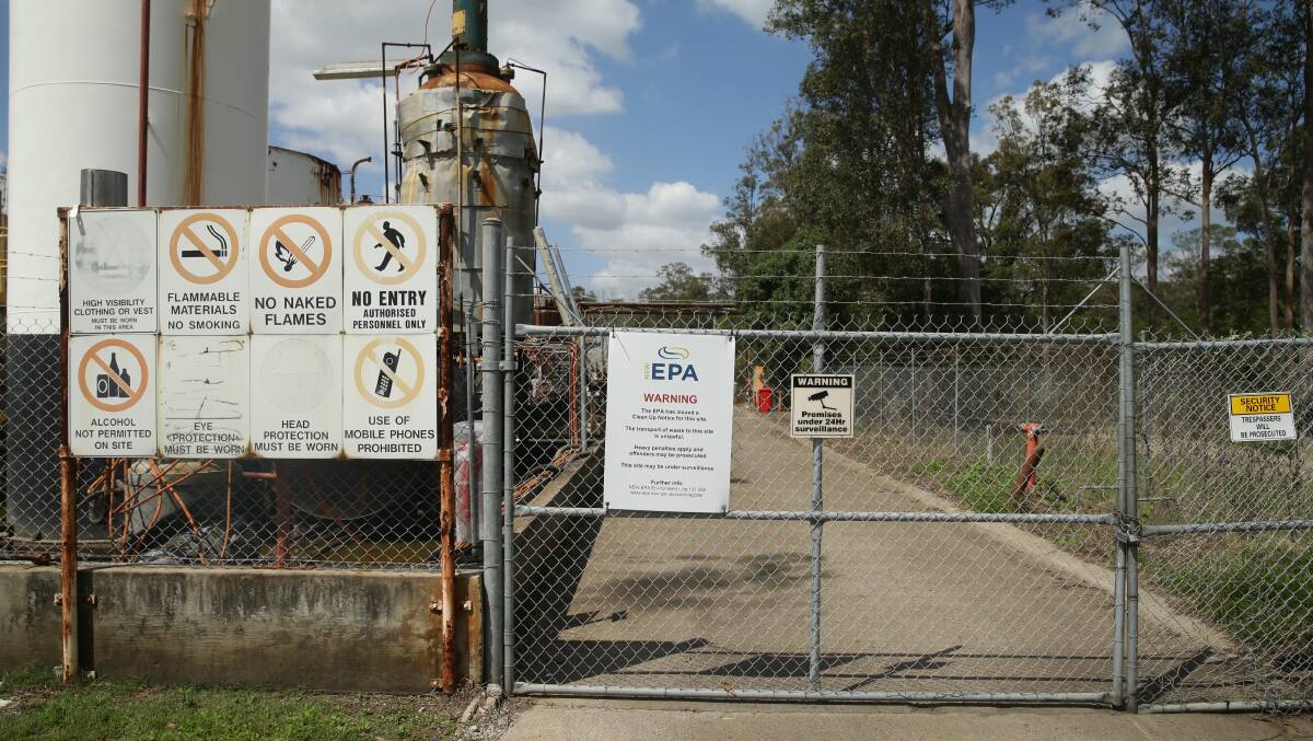 CLEAN UP: More than 1.2 million litres of PFAS-contaminated water has been treated at the former Truegain site at Kyle Street, Rutherford. 
