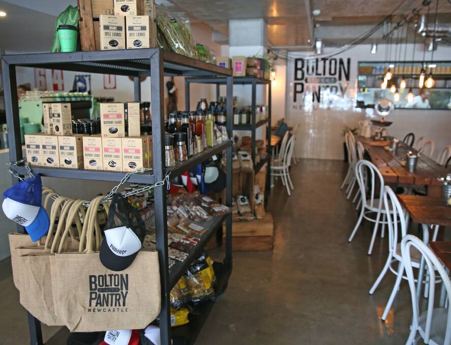 BUSTLING: The busy cafe has gourmet products to take home.
