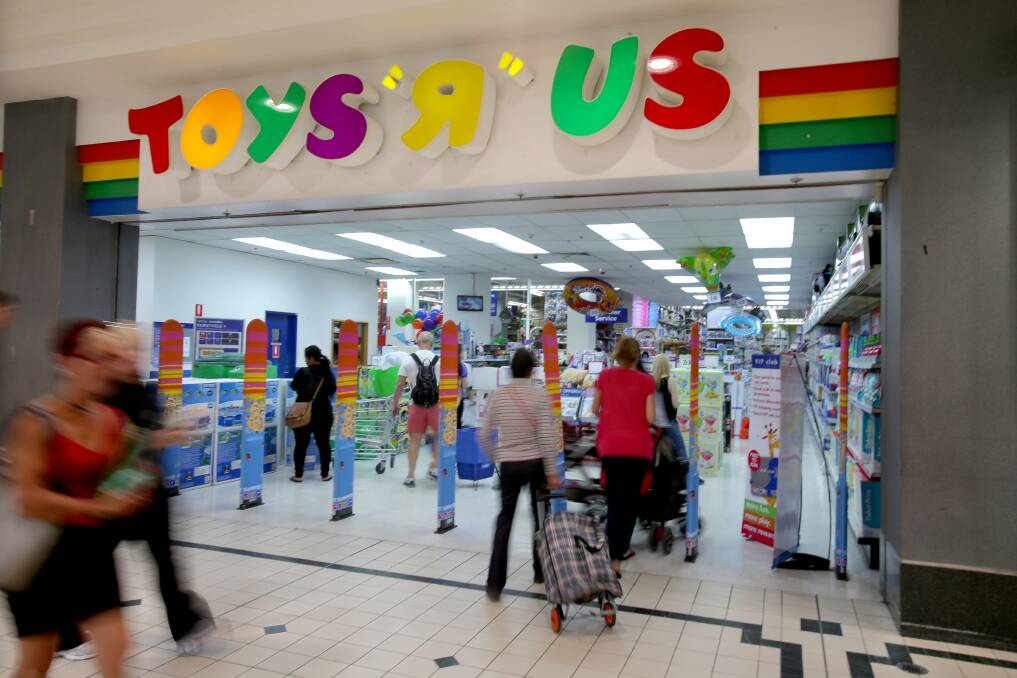 END OF AN ERA: Toys 'R' Us are shutting their doors. Photo: FILE. 