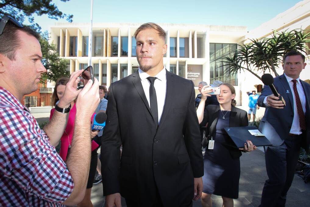 OUSTED: Jack de Belin has been stood down by the NRL after a drastic shift in the game's policy regarding playes facing police charges. Picture: Adam McLean 