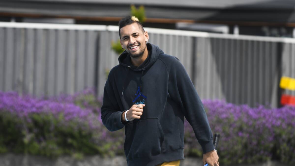 Nick Kyrgios enjoyed a long stint at home over the past year. Picture: Dion Georgopoulos