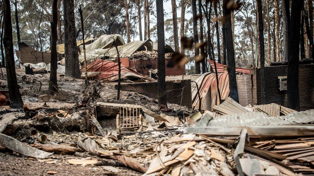 Damage done to numerous homes in the Rosedale area of the NSW South Coast. Picture: Karleen Minney
