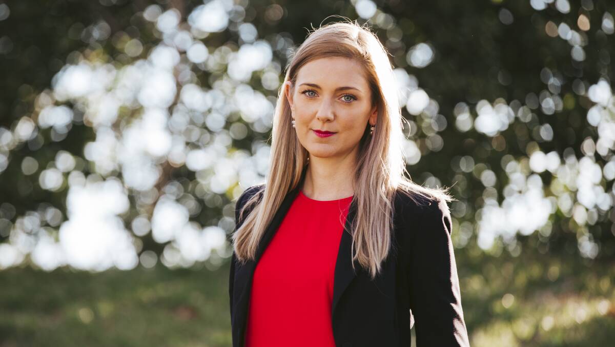 Bethany Hender, head of the Canberra Women's Legal Centre's employment and discrimination practice, said there had been a 60 per cent increase in demand for her services during the pandemic. Picture: Jamila Toderas