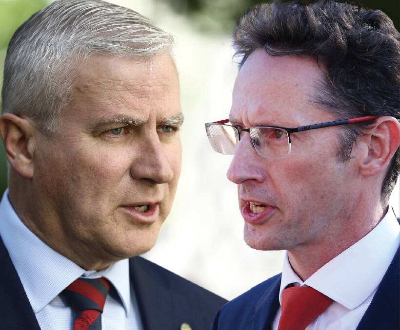 HEAD TO HEAD: Deputy PM Michael McCormack and Labor's Regional Communications and Regional Services spokesman Stephen Jones lay out their policy pitches ahead of the federal election.