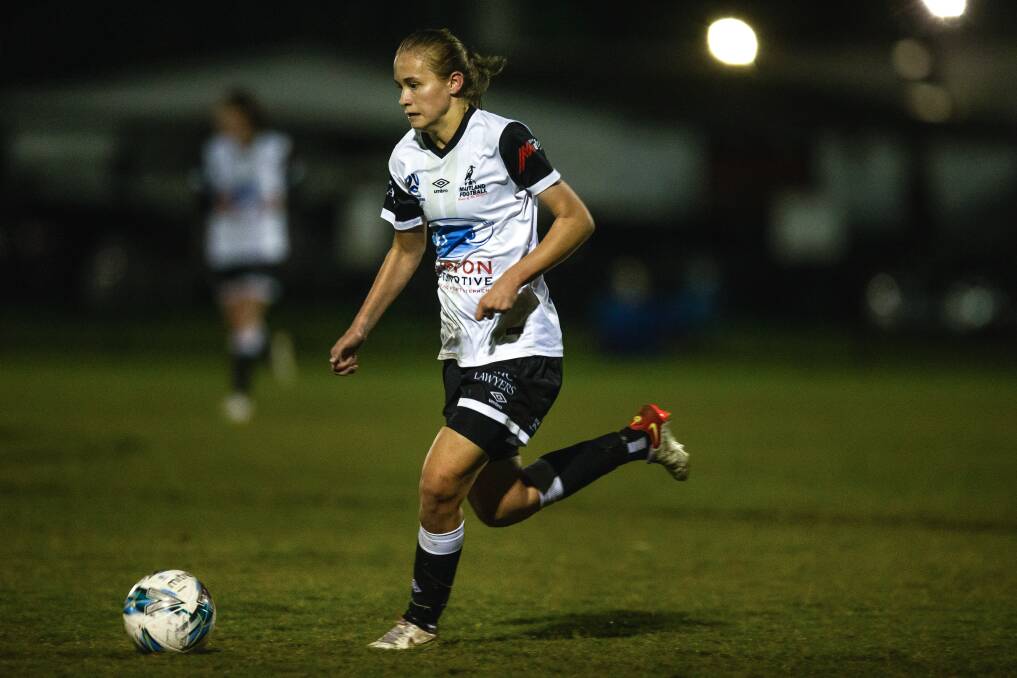 Chelsea Greguric was Maitland's leading scorer last season but is playing in Sydney this year. Picture by Marina Neil