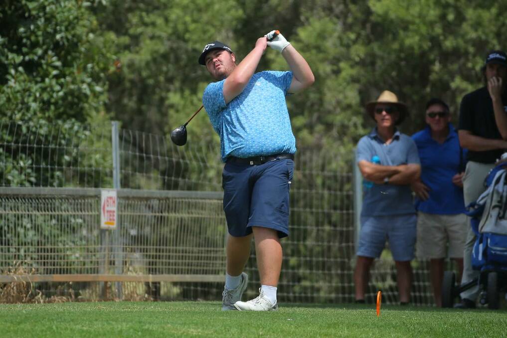 PERFECT TIMING: Branxton's Corey Lamb's recent good form has included winning the Concord Cup as an amateur last month. Picture: David Tease (Golf NSW)