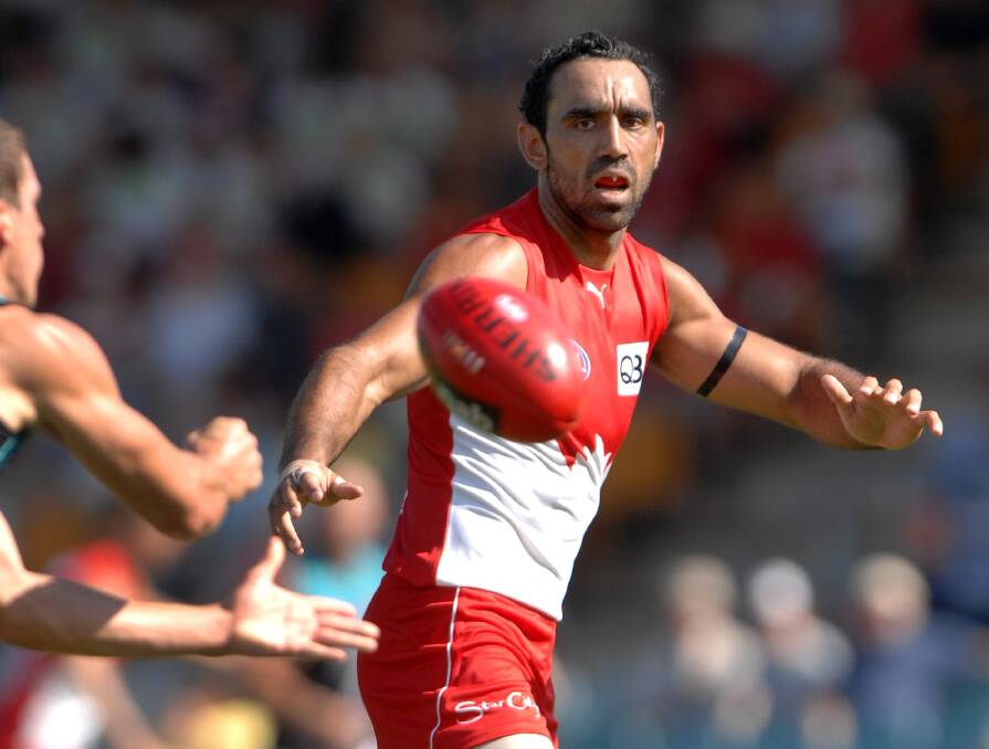 AFL legend Adam Goodes ticks all the boxes to become the first Australian monarch. Picture: Graham Tidy