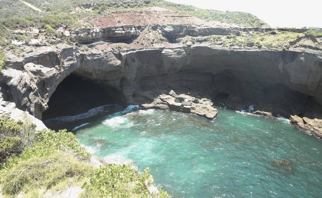 The Snapper Point cave. Picture: Marina Neil