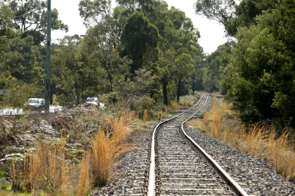 NOT USED: The South Maitland Railways-owned line adjacent to Cessnock Road in Neath. No coal trains have run on the line since March, 2020. Picture: Jonathan Carroll