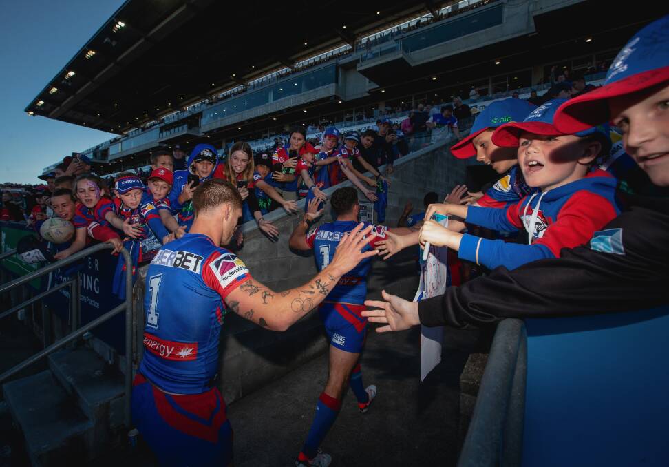 Ponga heads up the tunnel. Picture by Marina Neil