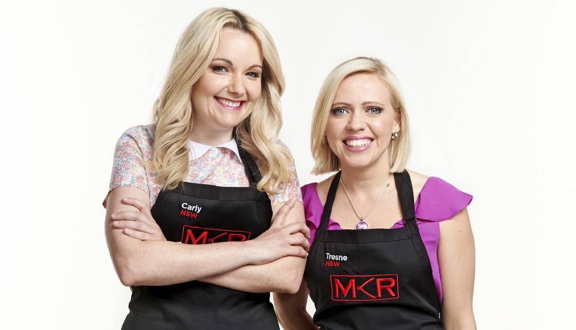 MKR: Tresne and Carly were contestants on the 2014 series of My Kitchen Rules.