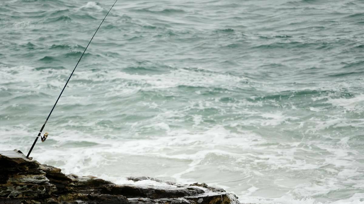 A rock fisher is missing off Fingal Island after being swept into rough surf. Picture: file image.