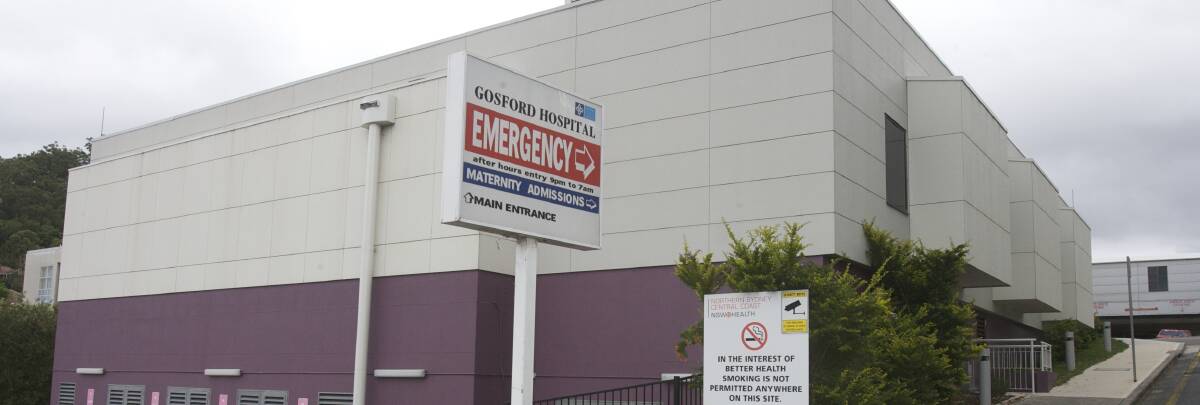 History: Gosford Hospital emergency department entrance during the period when four children and teenagers died of meningococcal. 