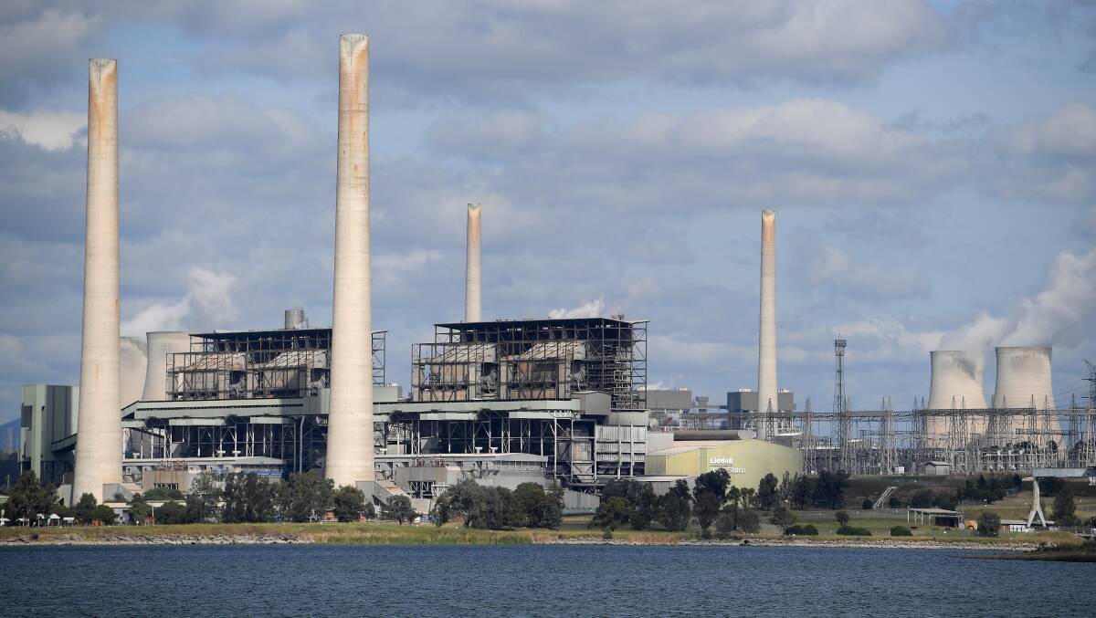 Future: AGL's Liddell and Bayswater power stations near Muswellbrook. The Federal Energy Minister has threatened to force AGL to sell Liddell rather than close it, as planned, in 2022.