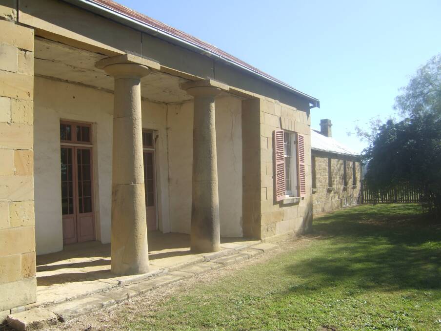 HISTORIC: The famous stone portico, one of the identifying features of Dalwood.