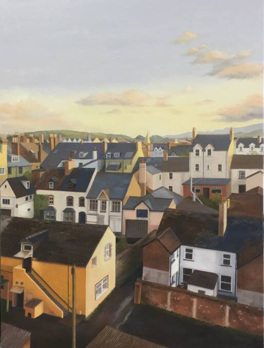 Kerrie Coles' painting, "Llandudno, North Wales, in the late afternoon light". Picture: Courtesy, Kerrie Coles