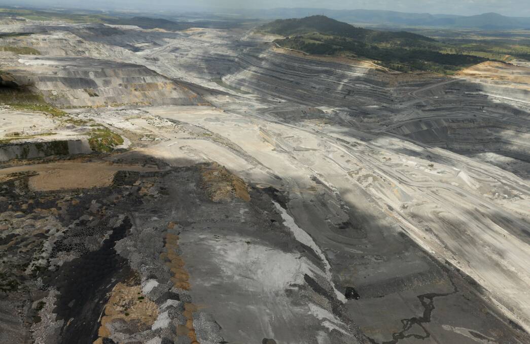 Open cut mines near Muswellbrook, in the heart of the Hunter electorate. Picture: Jonathan Carroll