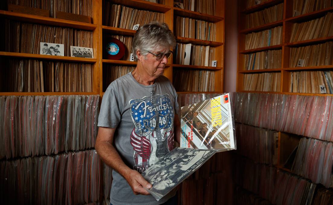 MEMORIES IN MELODIES: Musician, author and record collector Rick Pointon looks at two of his favourite albums. Picture: Max Mason-Hubers