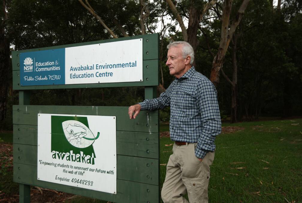 Brian Gilligan at the Awabakal Environmental Education Centre, formerly known as the Awabakal Field Study Centre, at Dudley. Picture: Simone De Peak