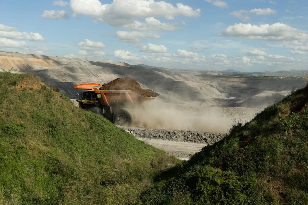 Mining near Muswellbrook, in the electorate of Hunter. Picture: Jonathan Carroll