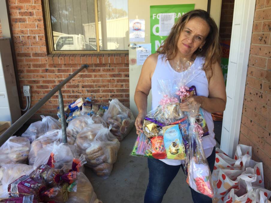 SWEET GIFT: Christine Mastello, from the Southlake Marketplace, with Mother's Day packs. 