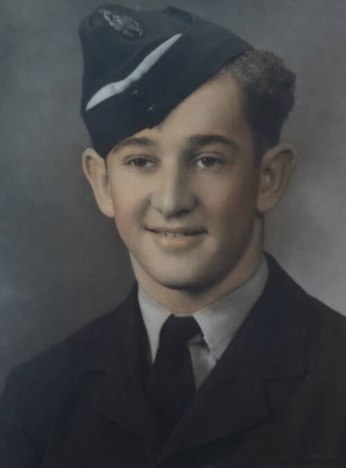 YOUNG PILOT: Clem Jones, aged in his 20s during World War Two. Picture: Courtesy, Clem Jones 