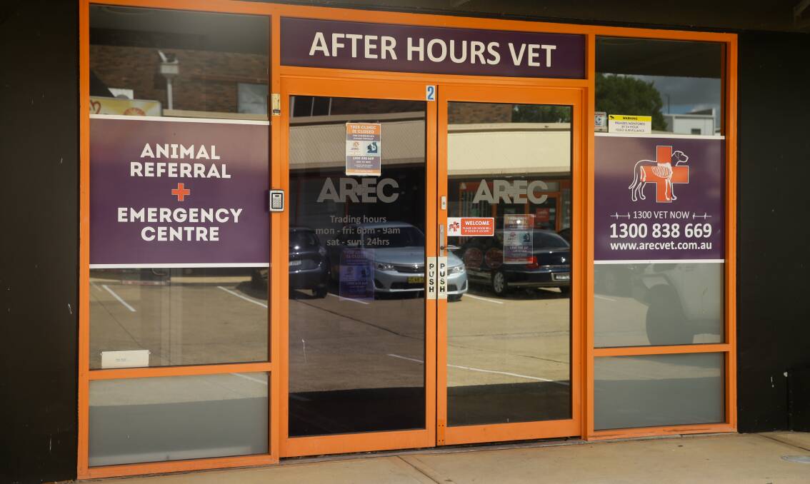 CLOSED DOORS: The Animal Referral and Emergency Centre's East Maitland clinic, which has been shut since late 2017, due to a shortage of vets. 