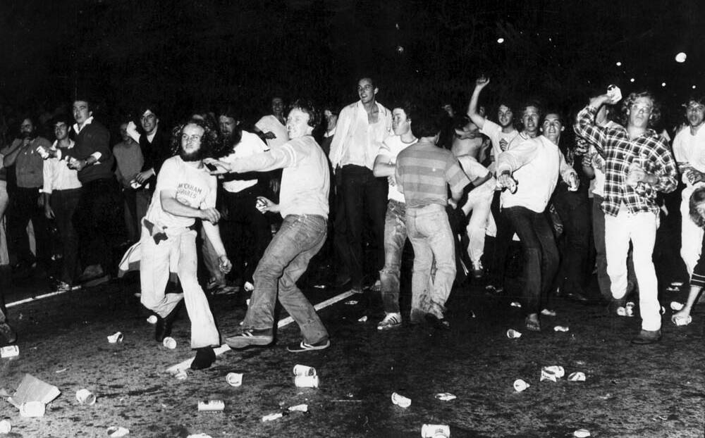 In the middle of the Star Hotel riot on September 19, 1979. 