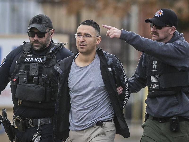 Solomon Pena was arrested on Monday evening just hours after SWAT officers took him into custody. (AP PHOTO)