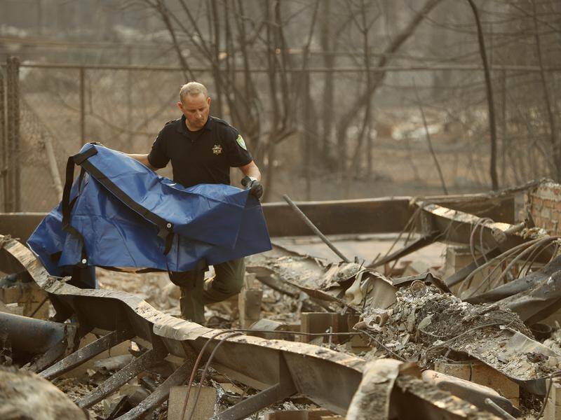 Authorities found five sets of human remains in burned out homes in Paradise, California.