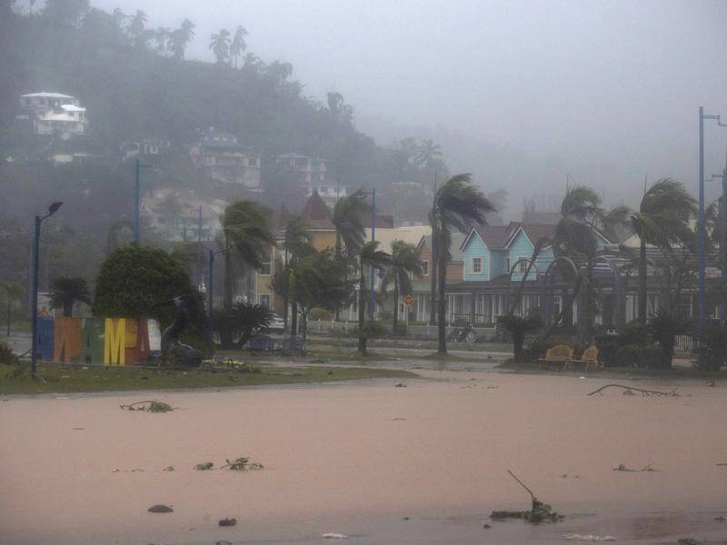 Hurricane Fiona left one person dead after passing through the Dominican Republic. (EPA PHOTO)