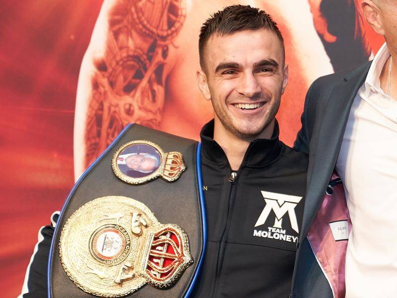 Andrew Moloney will defend his WBA super flyweight title in Las Vegas this week.