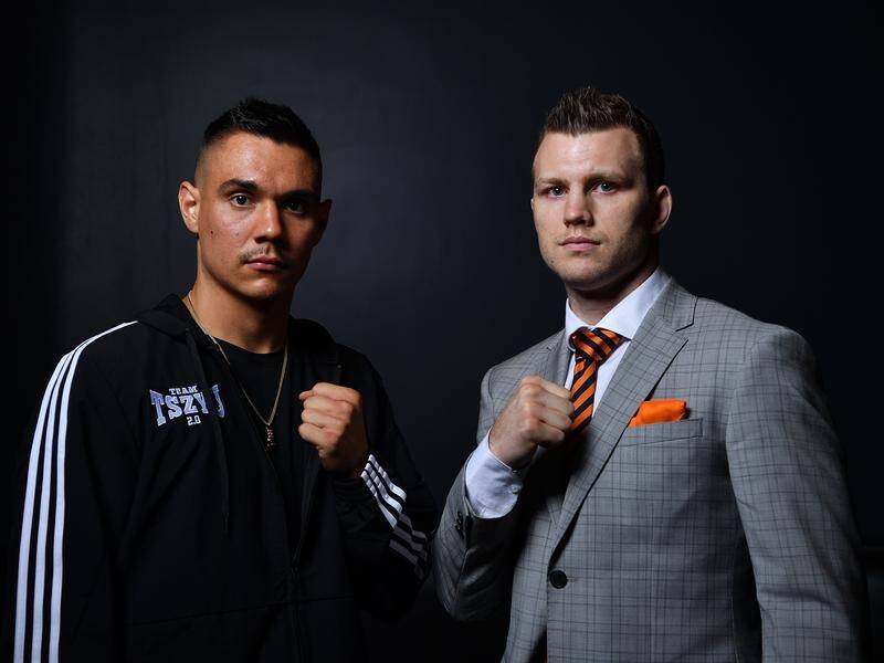 Townsville will host boxers Tim Tszyu (left) and Jeff Horn for their super welterweight bout.