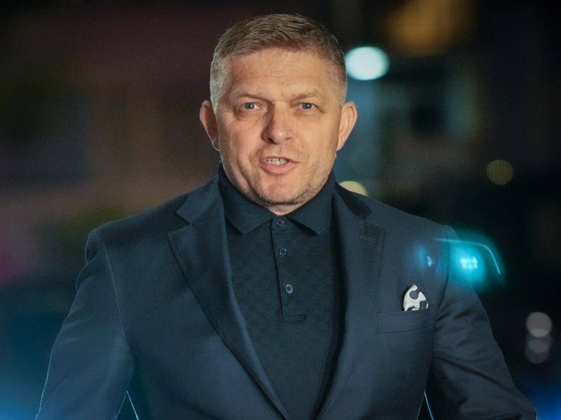 Former Slovakian prime minister Robert Fico is set to hold talks on forming a government. (AP PHOTO)