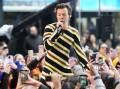 Harry Styles was due to hold a concert in Copenhagen near the scene of a mass shooting.