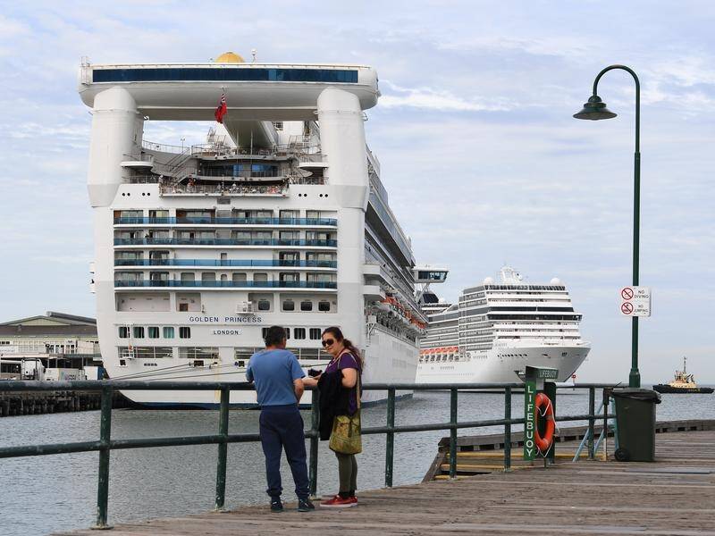 Golden Princess passengers were allowed to disembark in Melbourne after the cruise ship was cleared.