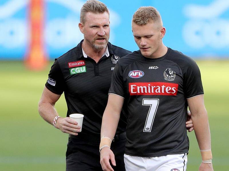 Adam Treloar says he was told by Nathan Buckley senior players did not want him at the Pies.