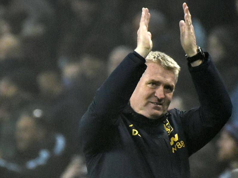 Under-pressure Aston Villa coach Dean Smith has thanked the club's board and fans for their support.