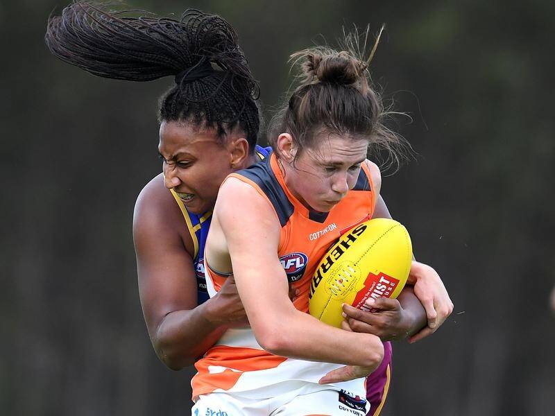 Jodie Hicks' Giants host North Melbourne at Drummoyne Oval in their first AFLW home game.