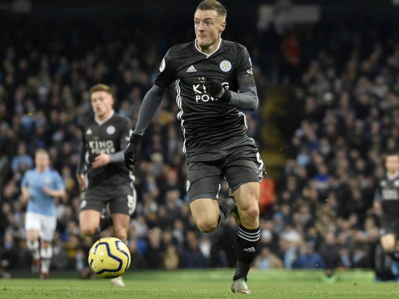 Leicester's Jamie Vardy poses a massive threat for visiting Liverpool when they meet on Thursday.