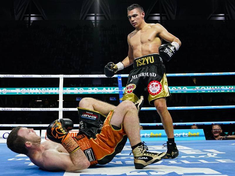 Tim Tszyu dominated Jeff Horn in their highly-anticipated super welterweight bout.