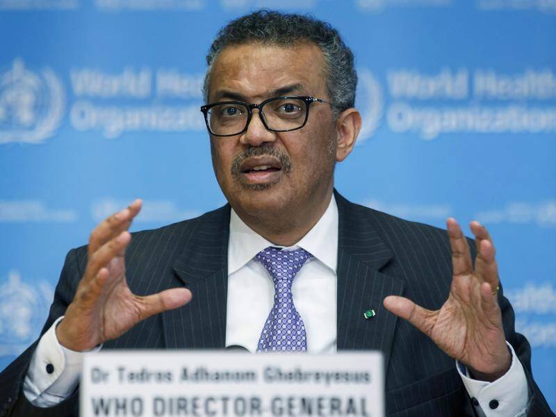 WHO Director-General Tedros Adhanom Ghebreyesus says COVID-19 cases are at a "high plateau".
