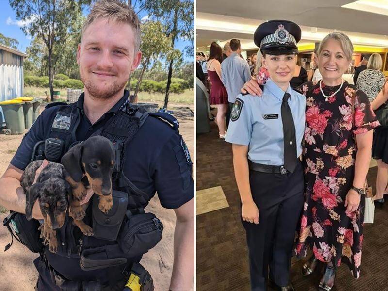It's been a year since the fatal shooting of police officers Matthew Arnold and Rachel McCrow. (HANDOUT/QUEENSLAND POLICE)