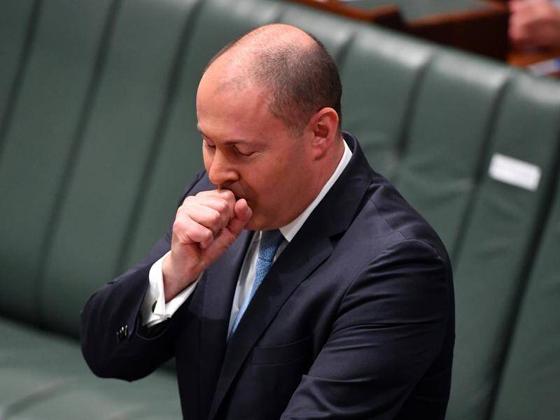 Josh Frydenberg was tested for coronavirus after he had a coughing fit in parliament.