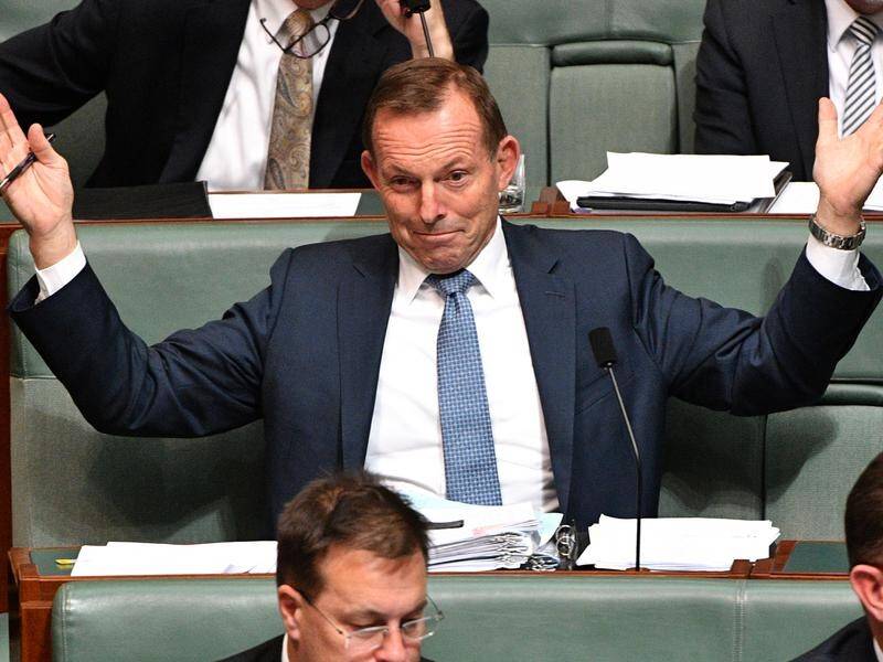 Former prime minister Tony Abbott has complained about leaks from the party room.