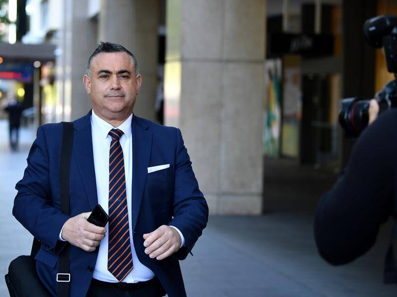 Police are investigating a run-in between former NSW deputy premier John Barilaro and a TV crew. (Joel Carrett/AAP PHOTOS)