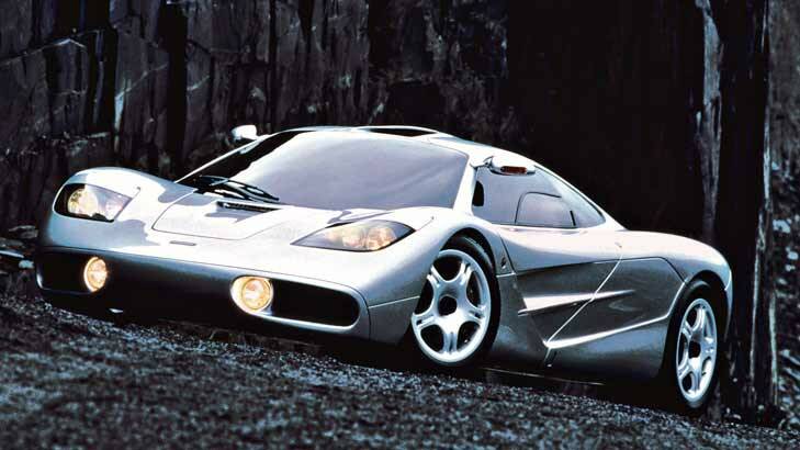 Taut and compact: The McLaren F1's styling seemed to look backwards and forwards.