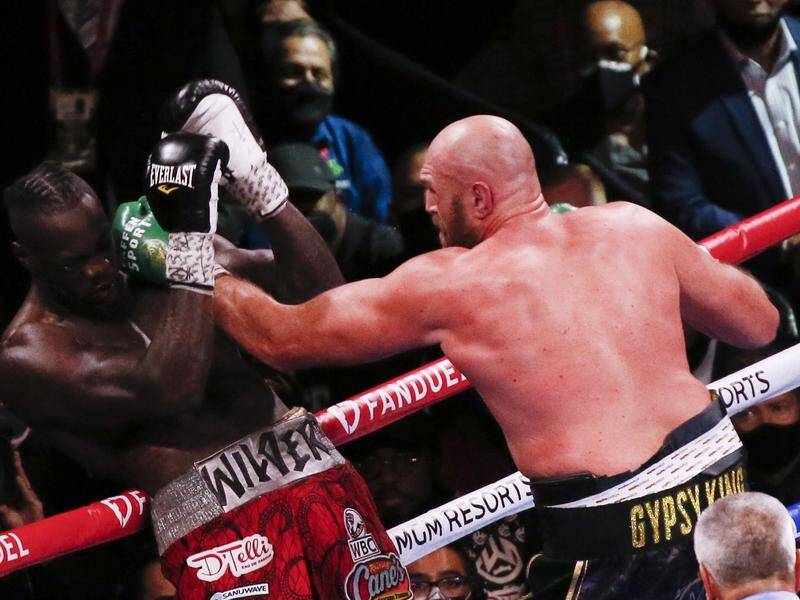 Tyson Fury ended up dominating Deontay Wilder but had to get off the canvas to retain his title.