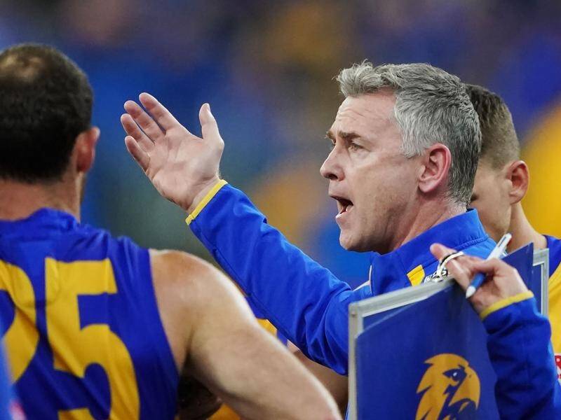 Eagles head coach Adam Simpson angry about West Coast's end to the 2019 season.